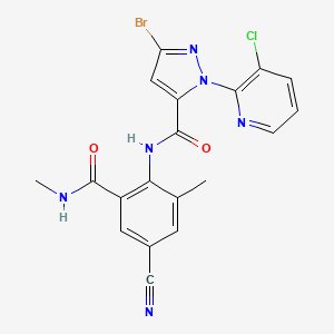 molecular formula C19H14BrClN6O2 B1669382 Cyantraniliprole CAS No. 736994-63-1