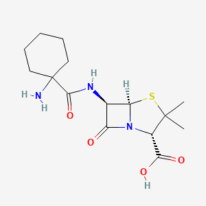 molecular formula C15H23N3O4S B1669386 Cyclacillin CAS No. 3485-14-1