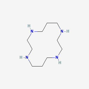 molecular formula C10H24N4 B1669387 1,4,8,11-四氮杂环十四烷 CAS No. 295-37-4