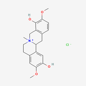 molecular formula C20H24ClNO4 B1669390 Cyclanoline chloride CAS No. 17472-50-3
