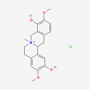 molecular formula C20H25ClNO4 B1669390 Cyclanoline chloride CAS No. 17472-50-3