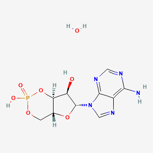molecular formula C10H14N5O7P B1669394 Dimethylaminopyridine CAS No. 60-92-4