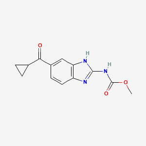 molecular formula C13H13N3O3 B1669400 Ciclobendazole CAS No. 31431-43-3