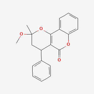 molecular formula C20H18O4 B1669404 Pyranocoumarin CAS No. 518-20-7