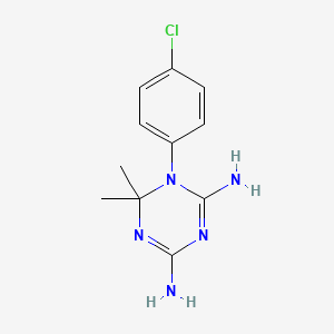 molecular formula C11H14ClN5 B1669406 Cycloguanil CAS No. 516-21-2