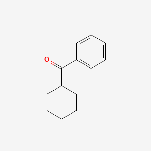 molecular formula C13H16O B1669412 Cyclohexyl phenyl ketone CAS No. 712-50-5