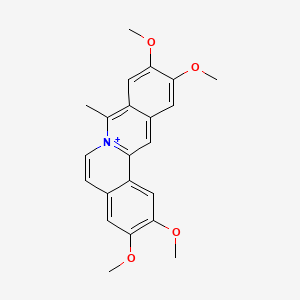 molecular formula C22H22ClNO4 B1669436 Coralyne chloride CAS No. 38989-38-7