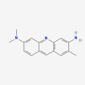 molecular formula C20H23N3 B1669438 2-Methyl-3-amino-6-dimethylaminoacridine CAS No. 5153-57-1