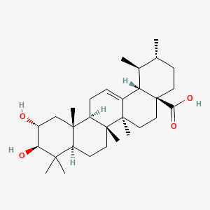 molecular formula C30H48O4 B1669439 苹果酸 CAS No. 4547-24-4