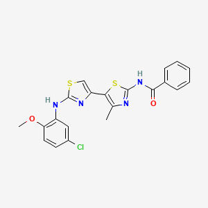 molecular formula C21H17ClN4O2S2 B1669440 Corr4A CAS No. 421580-53-2
