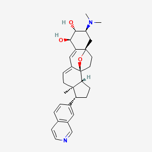 B1669444 cortistatin A CAS No. 882976-95-6