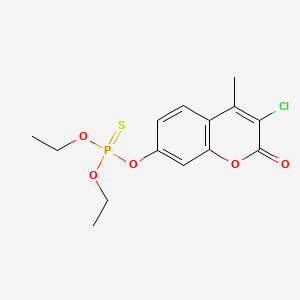 molecular formula C14H16ClO5PS B1669454 库马福 CAS No. 56-72-4