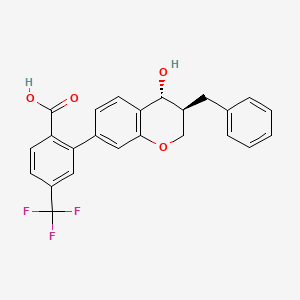 molecular formula C24H19F3O4 B1669470 CP-195543 CAS No. 204981-48-6
