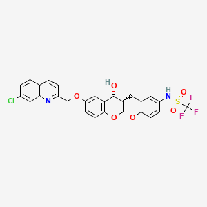 molecular formula C28H24ClF3N2O6S B1669471 CP-199330 CAS No. 158102-92-2