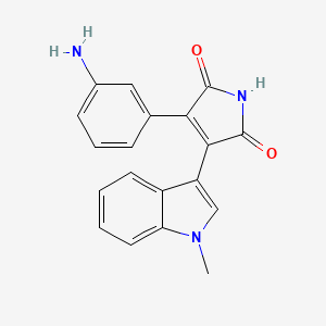 molecular formula C19H15N3O2 B1669472 CP21R7 CAS No. 125314-13-8