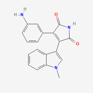 3-(3-Aminophenyl)-4-(1-methylindol-3-yl)pyrrole-2,5-dione