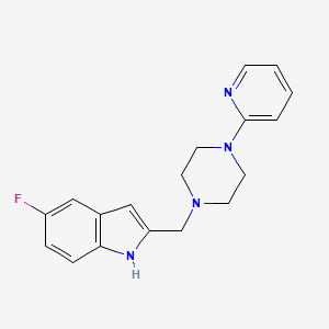 molecular formula C18H19FN4 B1669475 CP 226269 CAS No. 220941-93-5