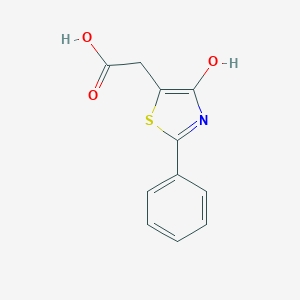 2-(4-hydroxy-2-phenyl-1,3-thiazol-5-yl)acetic Acid