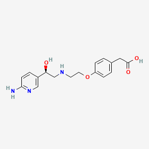 molecular formula C17H21N3O4 B1669485 CP-331684 CAS No. 207922-70-1