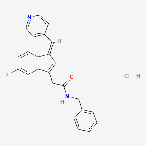 molecular formula C25H22ClFN2O B1669496 CP 461 CAS No. 227619-96-7