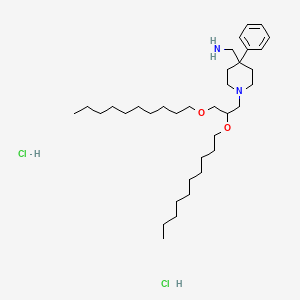 molecular formula C35H66Cl2N2O2 B1669499 CP-46665 dihydrochloride CAS No. 72618-10-1