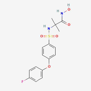 molecular formula C16H17FN2O5S B1669501 CP-471474 CAS No. 210755-45-6