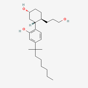 5-(1,1-Dimethylheptyl)-2-[5-hydroxy-2-(3-hydroxypropyl)cyclohexyl]phenol