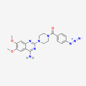molecular formula C21H22N8O3 B1669510 CP59430 CAS No. 86329-06-8