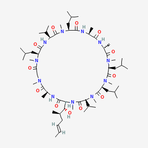 molecular formula C61H109N11O12 B1669522 Cyclosporin B CAS No. 63775-95-1