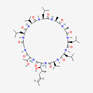 molecular formula C62H111N11O13 B1669523 Cyclosporin C CAS No. 59787-61-0