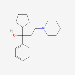 molecular formula C19H29NO B1669530 Cycrimine CAS No. 77-39-4