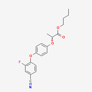 molecular formula C20H20FNO4 B1669532 Cyhalofop-butyl CAS No. 122008-85-9