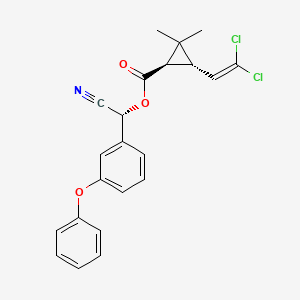 molecular formula C22H19Cl2NO3 B1669542 Beta-cypermethrin CAS No. 66841-24-5