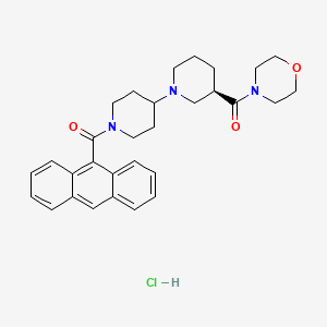 molecular formula C30H36ClN3O3 B1669549 CP-640186 (hydrochloride) CAS No. 591778-70-0