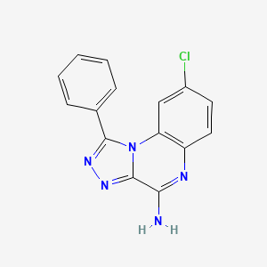 molecular formula C15H10ClN5 B1669553 CP-66713 CAS No. 91896-57-0