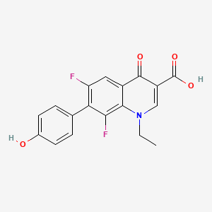 molecular formula C18H13F2NO4 B1669559 CP-67804 CAS No. 103978-08-1