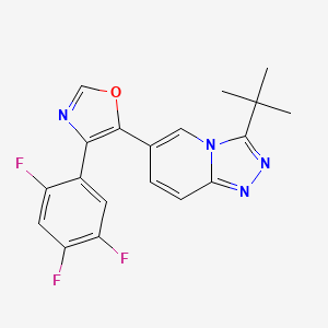 1,2,4-Triazolo[4,3-A]pyridine, 3-(1,1-dimethylethyl)-6-[4-(2,4,5-trifluorophenyl)-5-oxazolyl]-