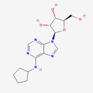 molecular formula C15H21N5O4 B1669581 N6-Cyclopentyladenosine CAS No. 41552-82-3