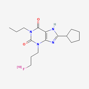 molecular formula C16H2318FN4O2 B1669582 Cpfpx CAS No. 227205-79-0