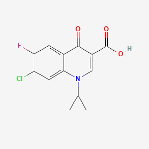 5-chloro-1-ethyl-3-(hydroxymethyl)-6,7-bis((4-methoxybenzyl)oxy)quinolin-4(1H)-one