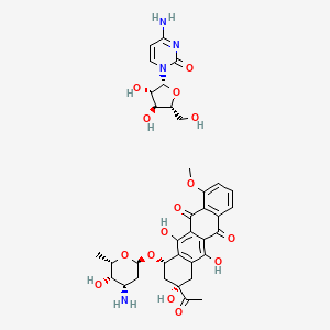 molecular formula C36H42N4O15 B1669592 Vyxeos CAS No. 1256639-86-7