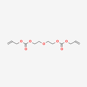 molecular formula C12H18O7 B1669595 Diallyl 2,2'-oxydiethyl dicarbonate CAS No. 25656-90-0