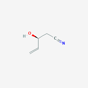 molecular formula C5H7NO B1669600 1-Cyano-2-hydroxy-3-butene CAS No. 6071-81-4