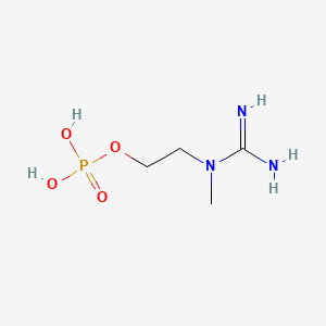 molecular formula C4H12N3O4P B1669603 磷酸肌酸 CAS No. 6903-79-3