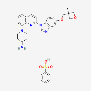 molecular formula C32H35N5O5S B1669608 Crenolanib besylate CAS No. 670220-93-6