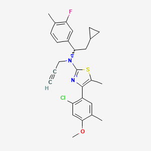molecular formula C27H28ClFN2OS B1669616 克林尼色芬 CAS No. 752253-39-7