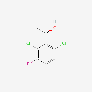 molecular formula C8H7Cl2FO B1669619 (S)-1-(2,6-二氯-3-氟苯基)乙醇 CAS No. 877397-65-4
