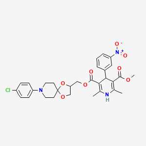 molecular formula C30H32ClN3O8 B1669625 Cronidipine CAS No. 113759-50-5