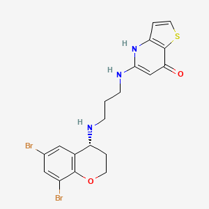 molecular formula C19H19Br2N3O2S B1669632 CRS3123 CAS No. 1013915-71-3