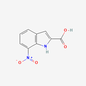 molecular formula C9H6N2O4 B1669634 7-Nitroindole-2-carboxylic acid CAS No. 6960-45-8